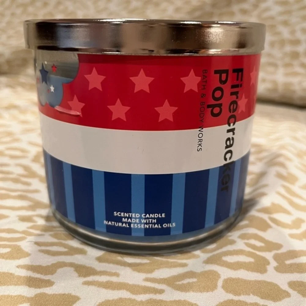Firecracker Pop 3 Wick Candle